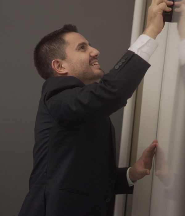 ceo writing on a white board